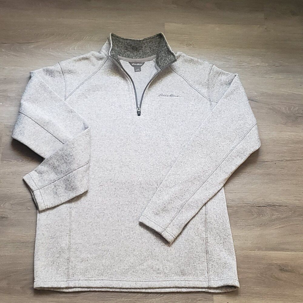 Eddie Bauer Quarter Zip Pullover Large